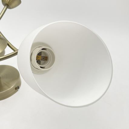 Żyrandol natynkowy DONNA 3xE27/60W/230V patyna