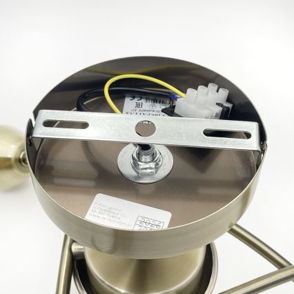 Żyrandol natynkowy DONNA 3xE27/60W/230V patyna