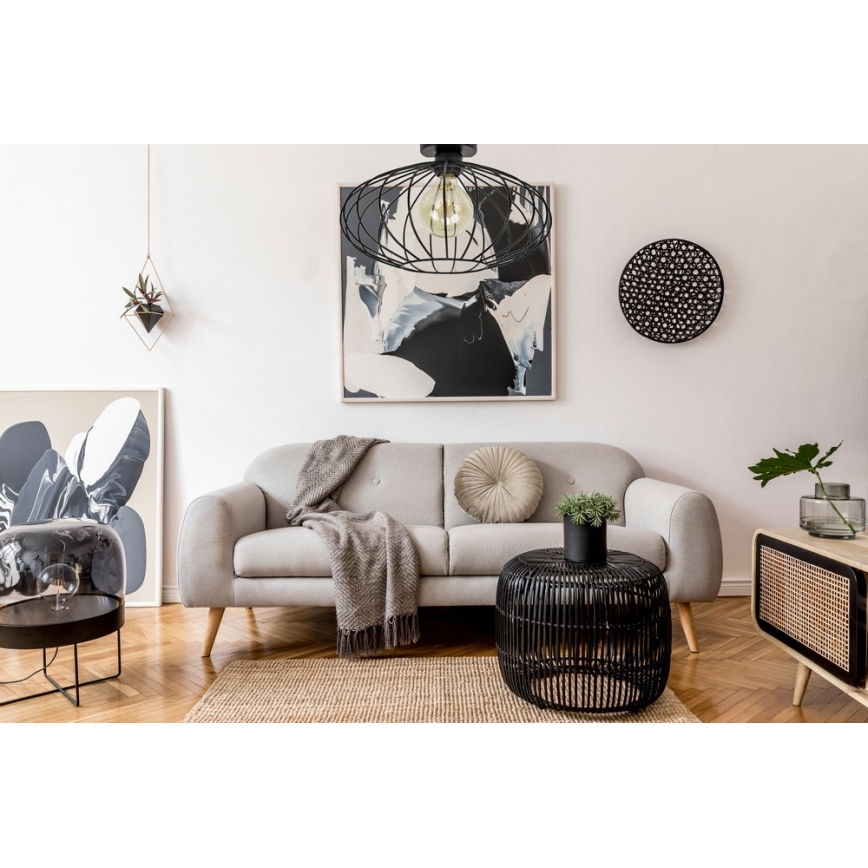 Żyrandol natynkowy EARTH L 1xE27/60W/230V