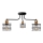 Żyrandol natynkowy EDISON 3xE27/15W/230V