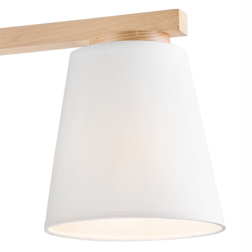 Żyrandol natynkowy ELLIE 3xE27/60W/230V buk