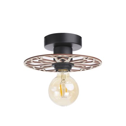 Żyrandol natynkowy FALCO 1xE27/60W/230V śr. 20 cm beżowy