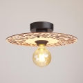 Żyrandol natynkowy FALCO 1xE27/60W/230V śr. 30 cm beżowy