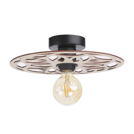 Żyrandol natynkowy FALCO 1xE27/60W/230V śr. 30 cm beżowy