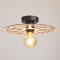 Żyrandol natynkowy FALCO 1xE27/60W/230V śr. 30 cm beżowy