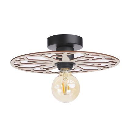 Żyrandol natynkowy FALCO 1xE27/60W/230V śr. 30 cm beżowy