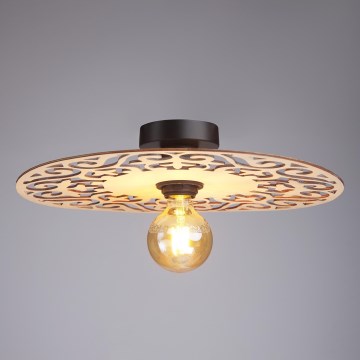 Żyrandol natynkowy FALCO 1xE27/60W/230V śr. 40 cm beżowy