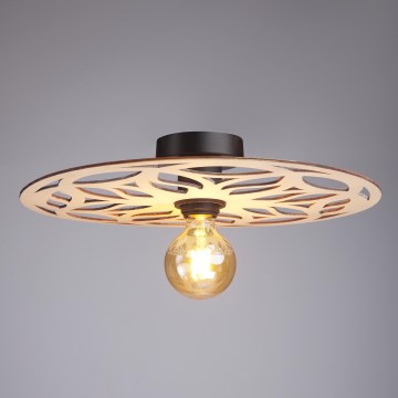 Żyrandol natynkowy FALCO 1xE27/60W/230V śr. 40 cm beżowy