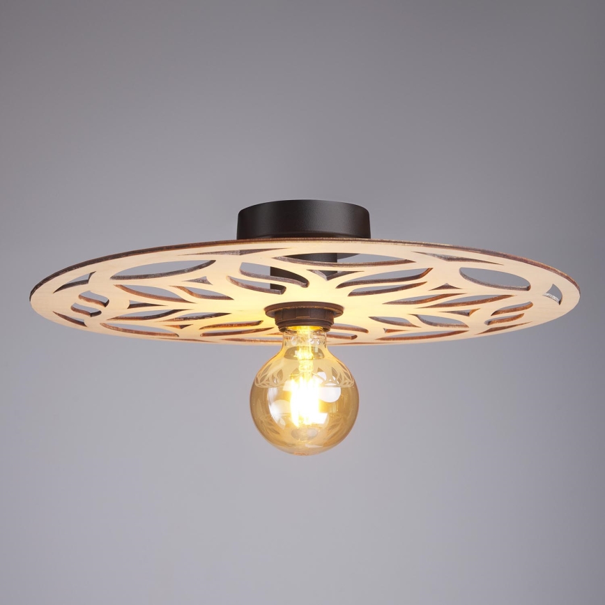 Żyrandol natynkowy FALCO 1xE27/60W/230V śr. 40 cm beżowy