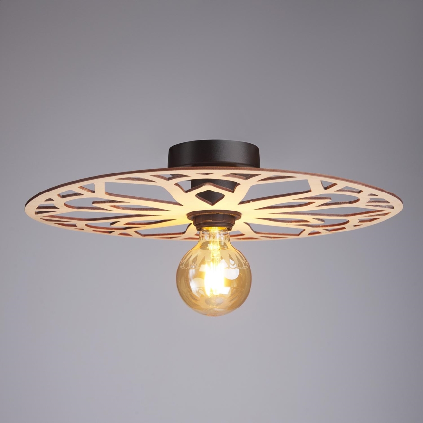 Żyrandol natynkowy FALCO 1xE27/60W/230V śr. 40 cm beżowy