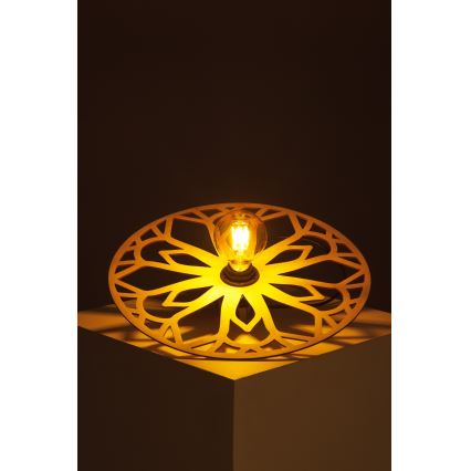 Żyrandol natynkowy FALCO 1xE27/60W/230V śr. 40 cm beżowy