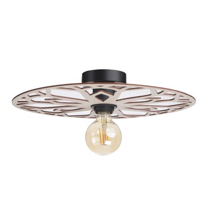 Żyrandol natynkowy FALCO 1xE27/60W/230V śr. 40 cm beżowy