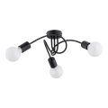 Żyrandol natynkowy FARTA 3xE27/15W/230V czarny