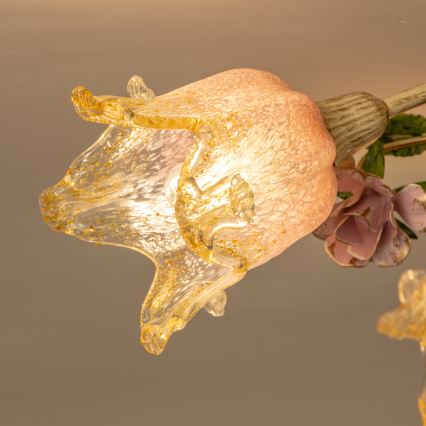 Żyrandol natynkowy FIORINTINO 4xE14/40W/230V