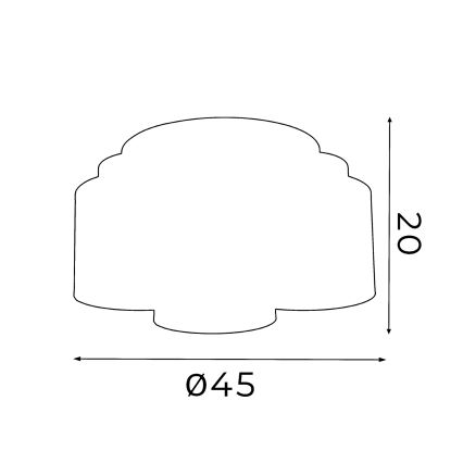 Żyrandol natynkowy FRODI 3xE27/60W/230V czarny