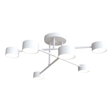 Żyrandol natynkowy HALO 6xGX53/8W/230V biały