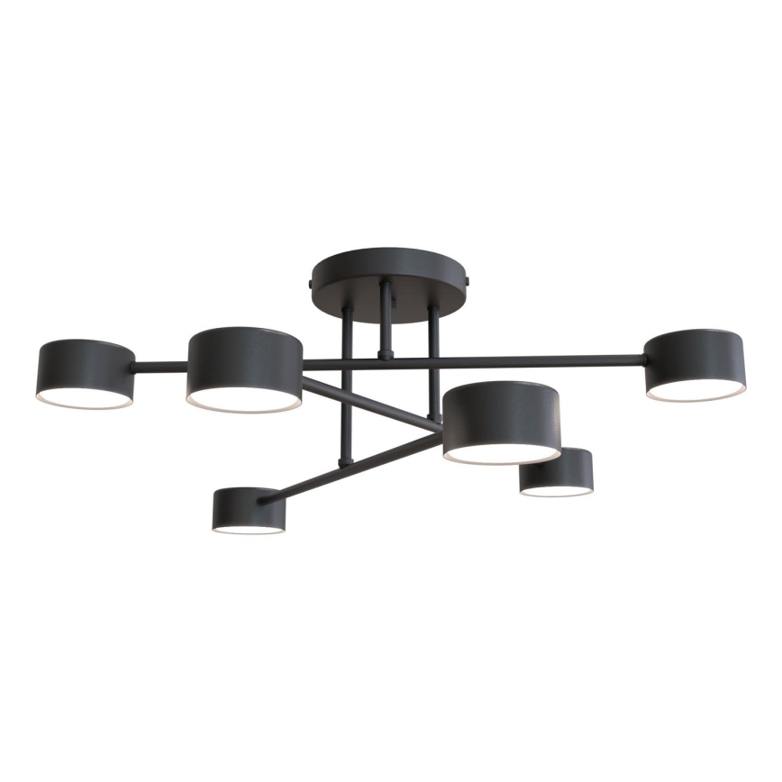 Żyrandol natynkowy HALO 6xGX53/8W/230V czarny