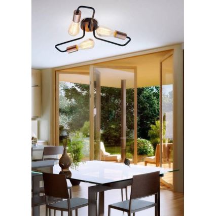 Żyrandol natynkowy HERPE 3xE27/60W/230V