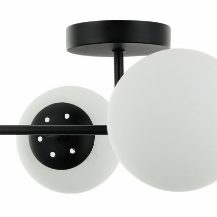 Přisazený lustr MADDIE 4xE14/5W/230V černá