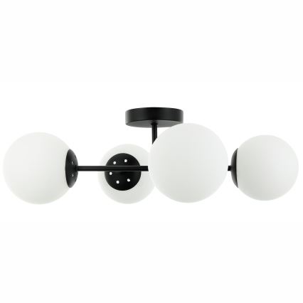 Přisazený lustr MADDIE 4xE14/5W/230V černá