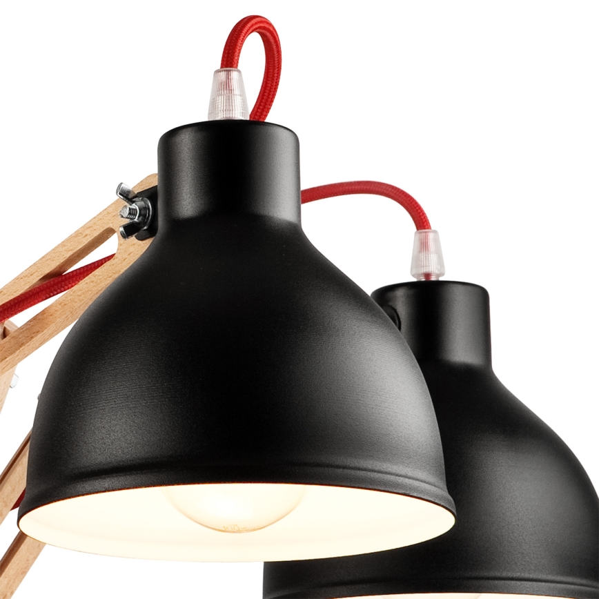 Żyrandol natynkowy MARCELLO 5xE27/60W/230V buk