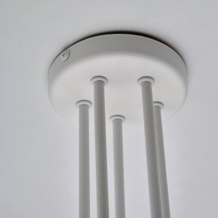 Żyrandol natynkowy MATYLDA 5xE27/60W/230V biały