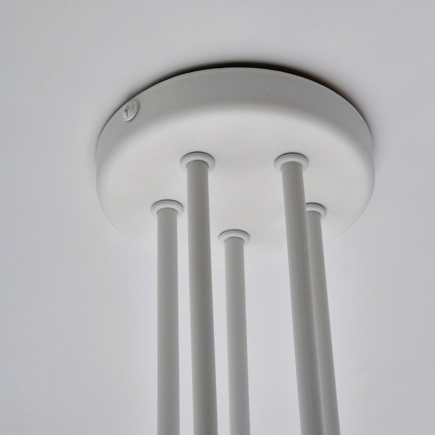 Żyrandol natynkowy MATYLDA 5xE27/60W/230V biały