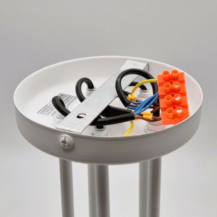 Żyrandol natynkowy MATYLDA 5xE27/60W/230V biały