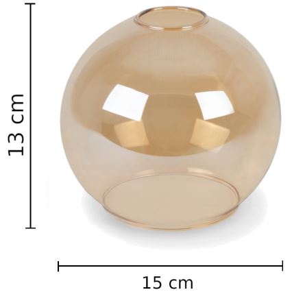 Żyrandol natynkowy MONDE GOLD 6xE27/60W/230V