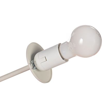 Přisazený lustr MOON 4xE27/15W/230V krémová