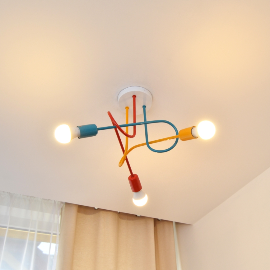 Żyrandol natynkowy OXFORD 3xE27/15W/230V