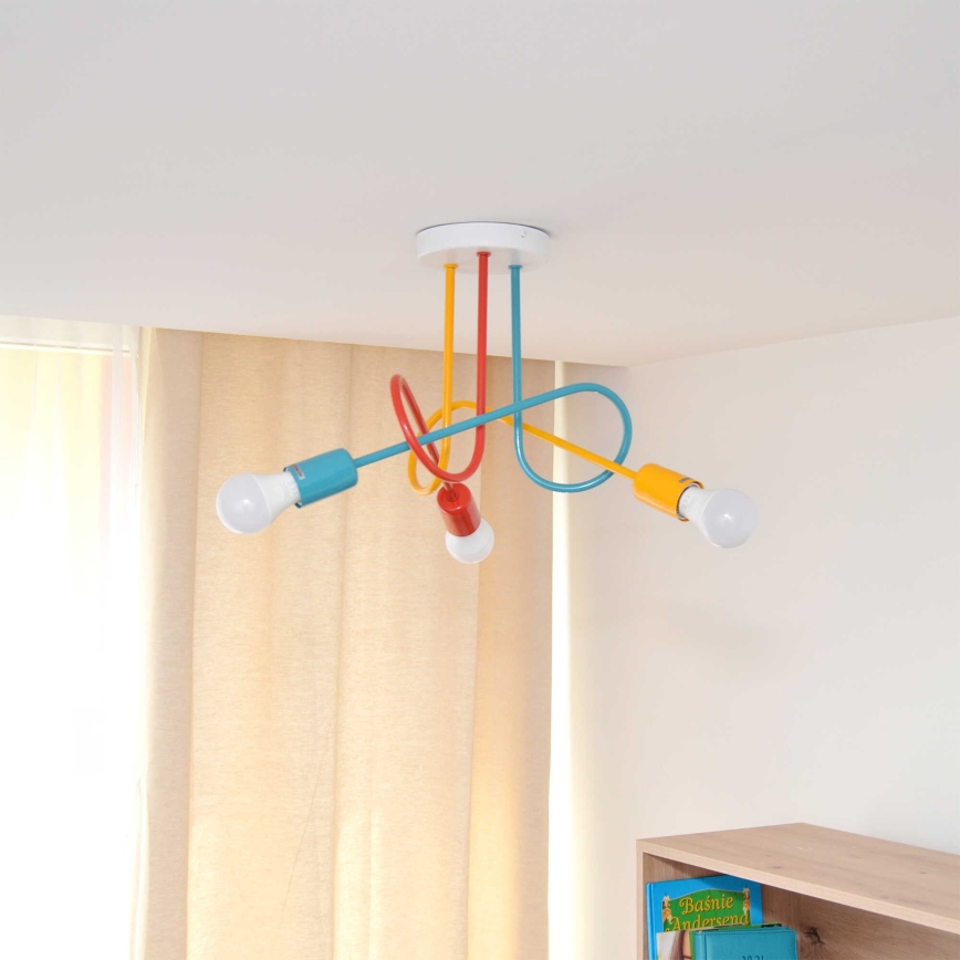 Żyrandol natynkowy OXFORD 3xE27/15W/230V