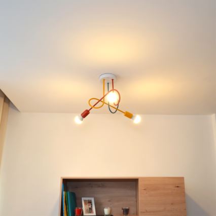 Żyrandol natynkowy OXFORD 3xE27/15W/230V