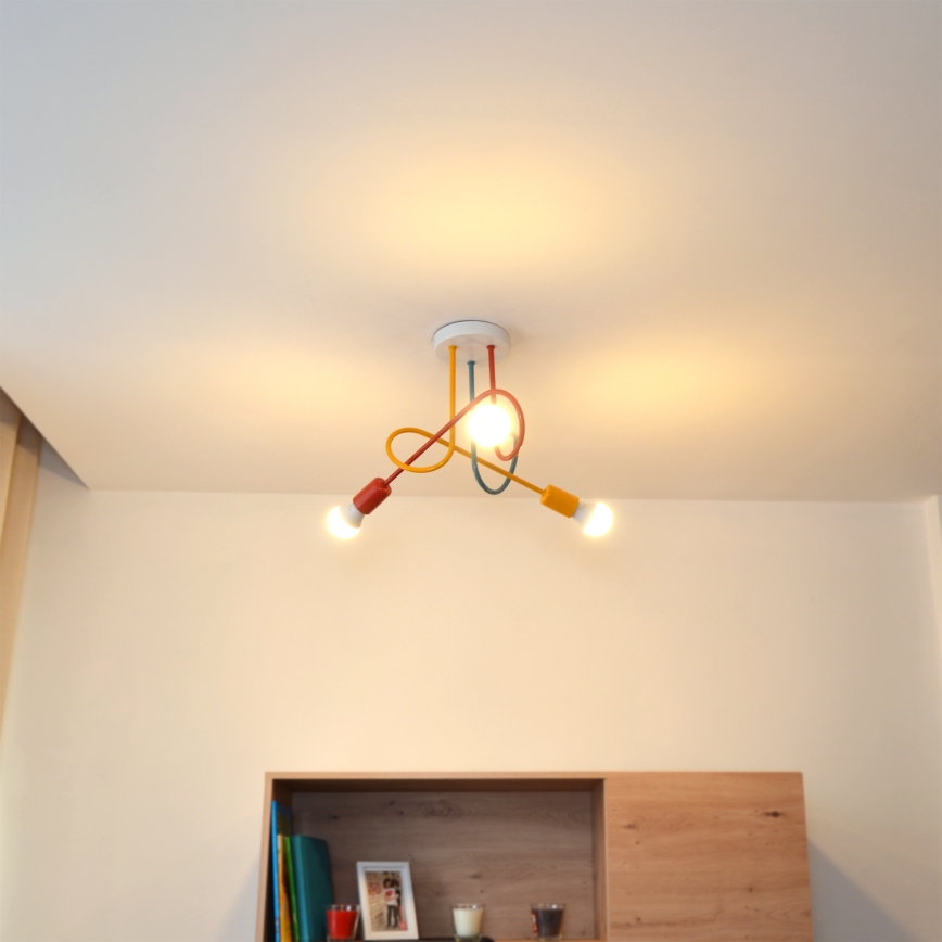 Żyrandol natynkowy OXFORD 3xE27/15W/230V