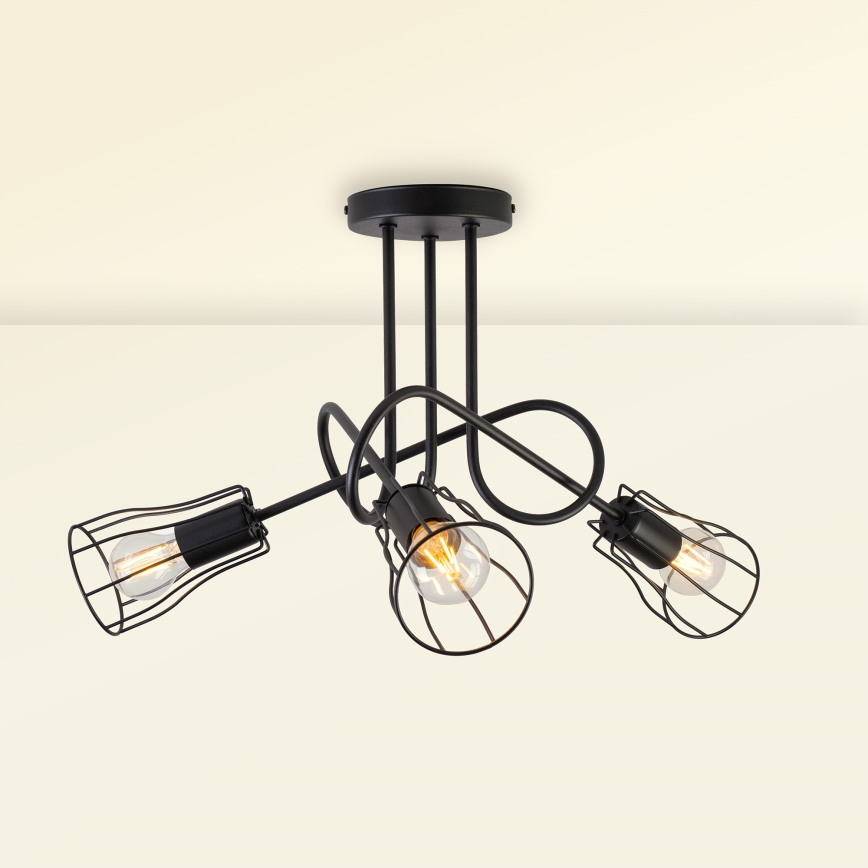 Żyrandol natynkowy OXFORD 3xE27/15W/230V