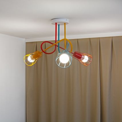 Żyrandol natynkowy OXFORD 3xE27/15W/230V