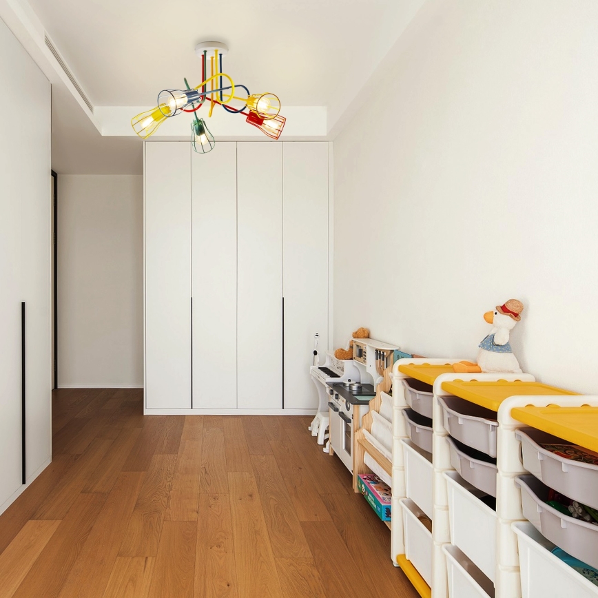 Żyrandol natynkowy OXFORD 5xE27/15W/230V