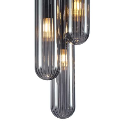 Żyrandol natynkowy PAX 3xG9/9W/230V czarny