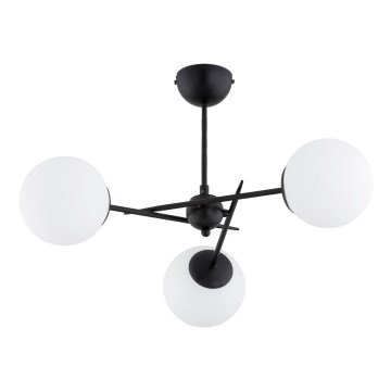 Żyrandol natynkowy PRIMERY 3xE14/10W/230V czarny