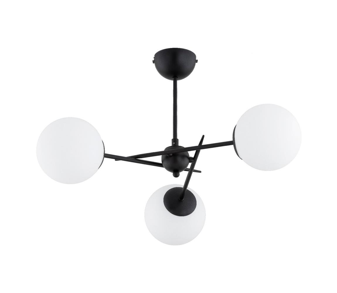 Żyrandol natynkowy PRIMERY 3xE14/10W/230V czarny