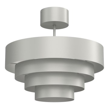 Żyrandol natynkowy RINGS 1xE27/15W/230V chrom błyszczący