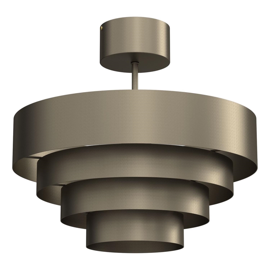 Żyrandol natynkowy RINGS 1xE27/15W/230V mosiądz