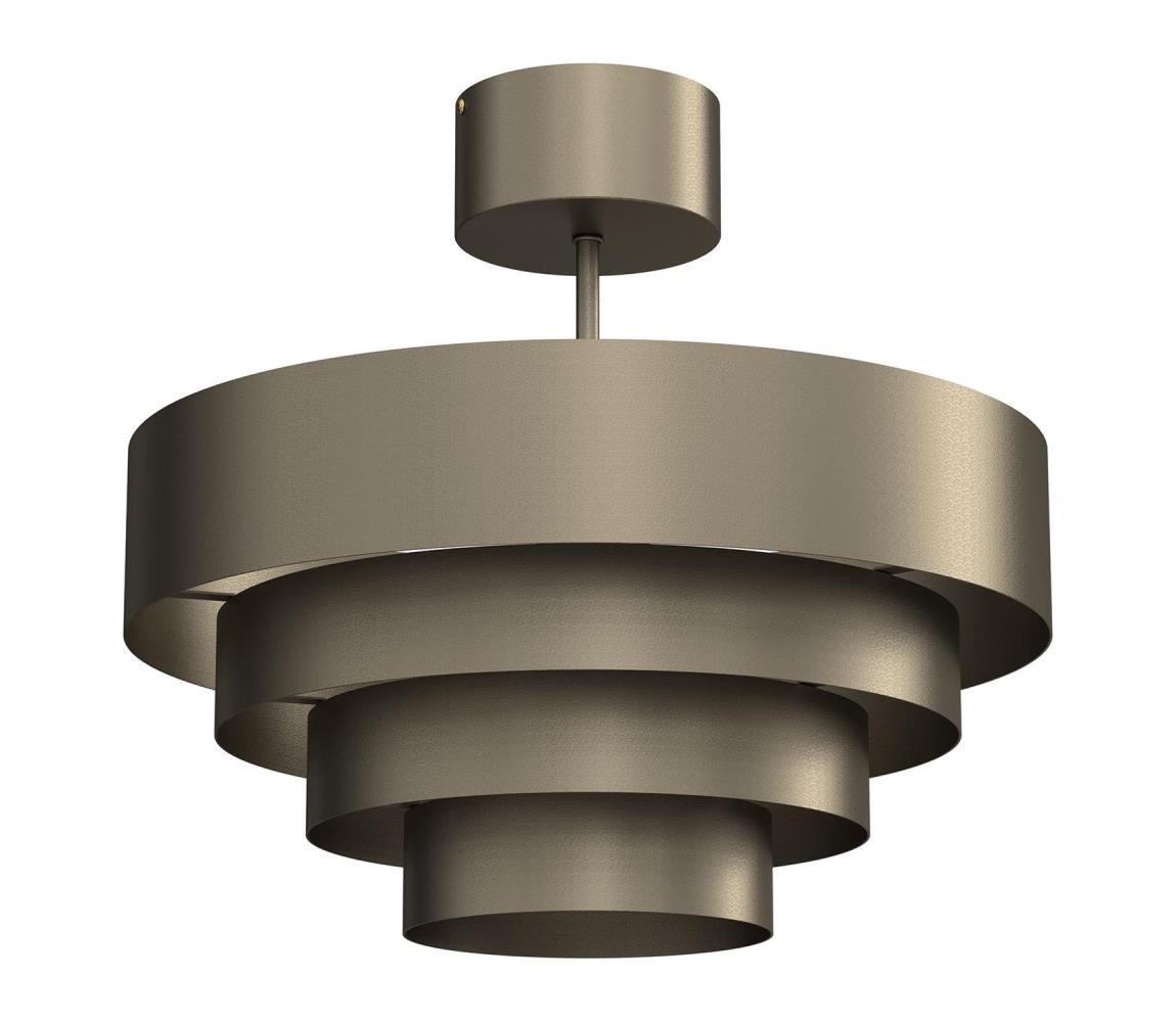 Żyrandol natynkowy RINGS 1xE27/15W/230V mosiądz
