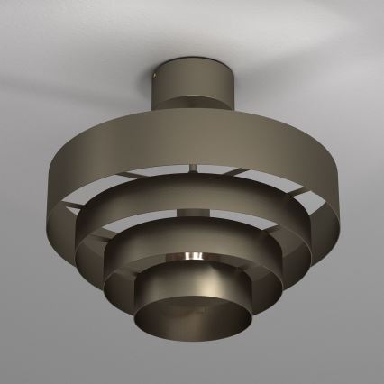 Żyrandol natynkowy RINGS 1xE27/15W/230V mosiądz