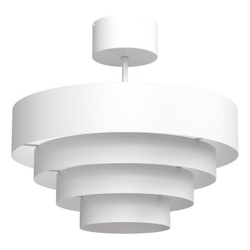 Żyrandol natynkowy RINGS 2xE27/15W/230V biały