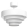 Żyrandol natynkowy RINGS 2xE27/15W/230V biały