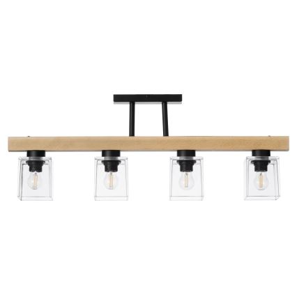 Żyrandol natynkowy RUSTIC RADIANCE 4xE27/60W/230V