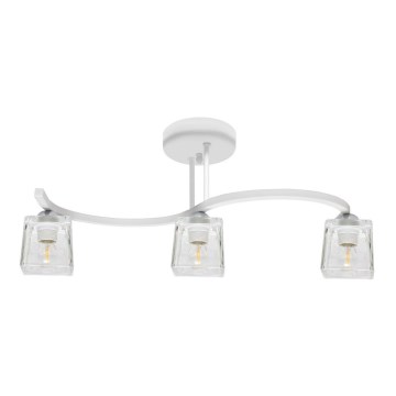 Żyrandol natynkowy SANTOS 3xE27/15W/230V biały