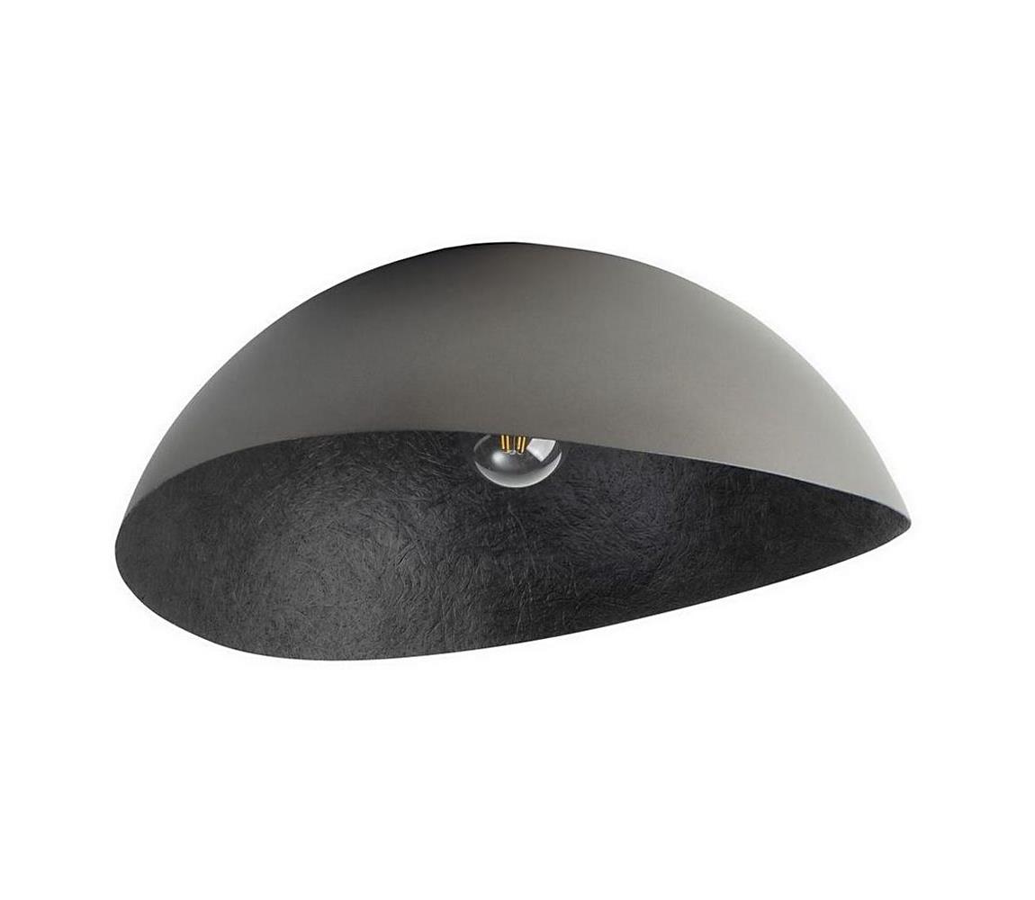 Żyrandol natynkowy SOLARIS 1xE27/60W/230V srebrny/czarny