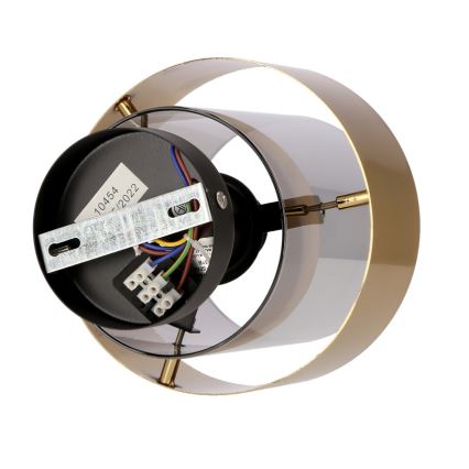 Żyrandol natynkowy SPIEGA 1xE27/60W/230V złoty/czarny